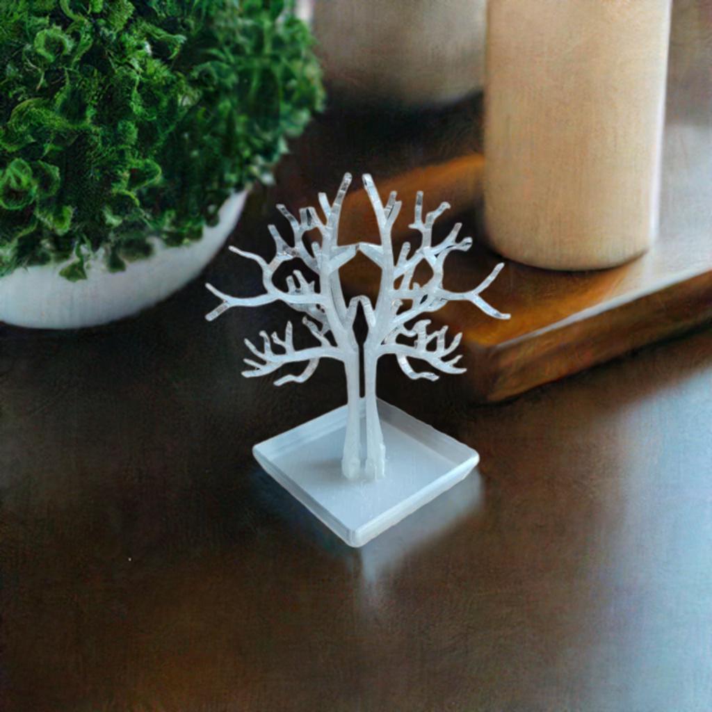 Modular Jewelry Tree Ring Stand – No Glue Needed, Elegant Branch Design for Rings & Bracelets - BatCountryCraftsUSA