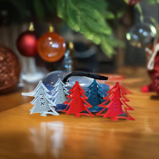 Custom Name < Christmas Ornament < Spinning Tree Decoration < Personalized Holiday Bauble Swivel Design < Family Gift Rotating Tag - BatCountryCraftsUSA