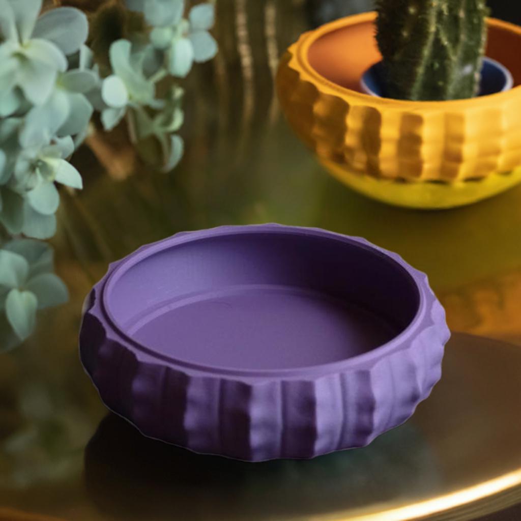 Cactus Storage Bowls | Stackable Desert Decor Trays | Modern Plant-Inspired Organizer | Nesting Catch-All Set 3 Sizes - BatCountryCraftsUSA
