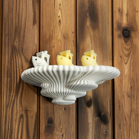 Natural Mushroom Wall Shelf - Tinder Fungi Display Forest Home Decor - Woodland Accent Piece Enchanted - Room Art Cottage Style Shelf - BatCountryCraftsUSA