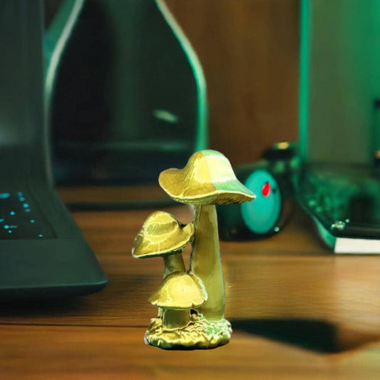 Magical Desktop Mushroom Woodland Office Decor Forest Inspired Desk Art Nature Accent Piece Enchanted Fungi Display - BatCountryCraftsUSA