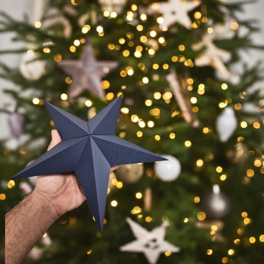Christmas Star Window Light Holiday Hanging Decoration German Festive Stern Traditional Winter Star Decor - BatCountryCraftsUSA