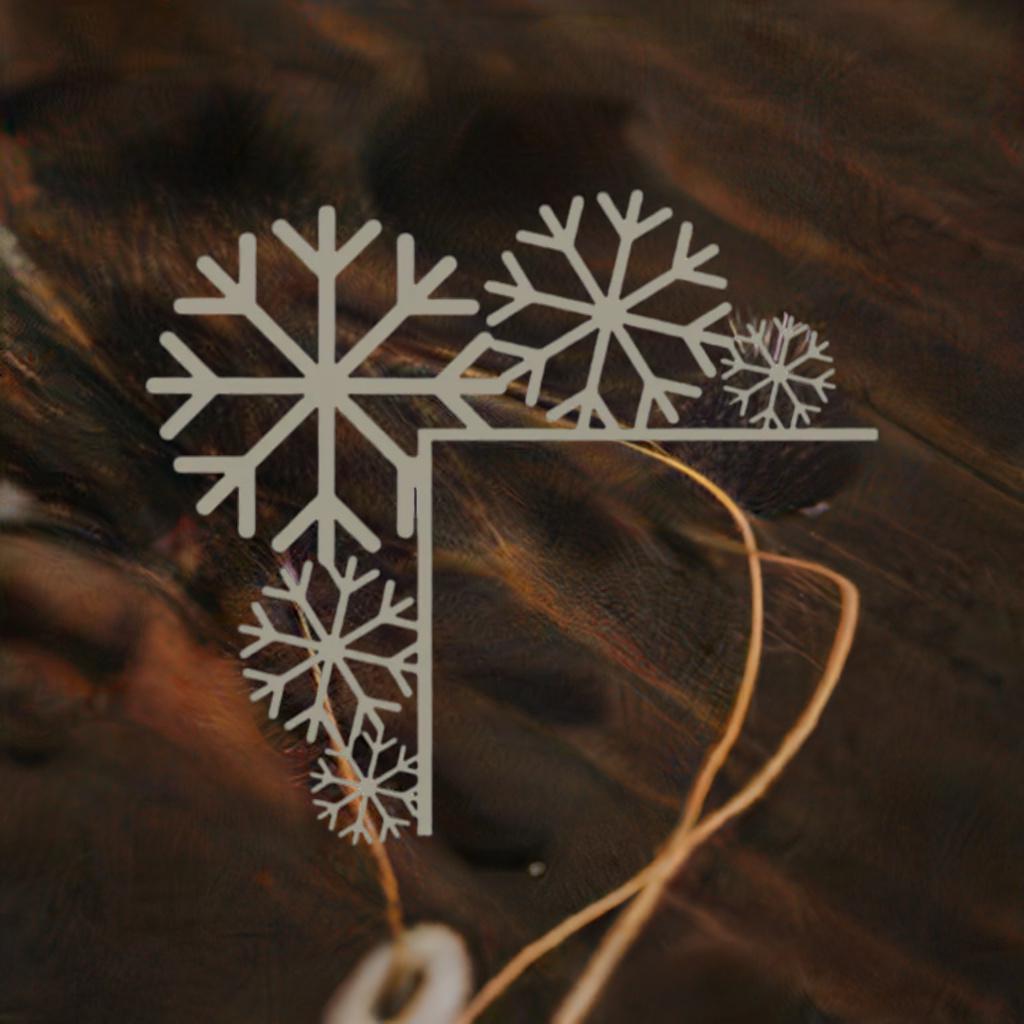 Snowflake Door Corner - Winter Door Frame - Accent Holiday Corner Decoration - Festive Edge Decor Christmas Door Art - Frost Design - BatCountryCraftsUSA