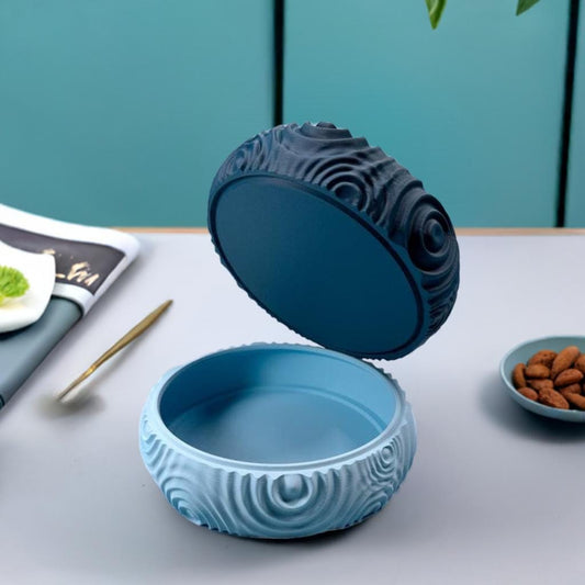 Waterdrop Stackable Storage Bowls | Modern Catch-All Tray Set | Decorative Desk Organizer | Nesting Bowls 3 Sizes - BatCountryCraftsUSA