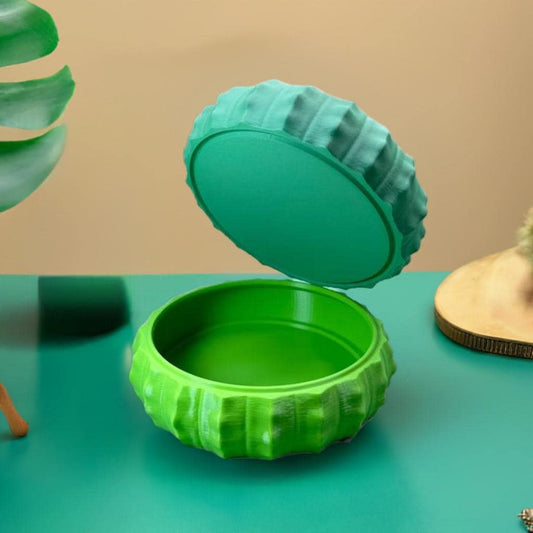 Cactus Storage Bowls | Stackable Desert Decor Trays | Modern Plant-Inspired Organizer | Nesting Catch-All Set 3 Sizes - BatCountryCraftsUSA