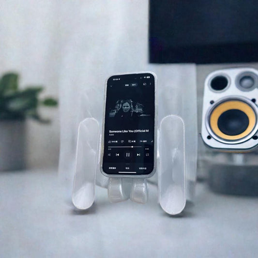 Phone Speaker Stand & Charger Dock | Natural Sound Amplifier | Desk Phone Holder | Audio Booster | Office Phone Stand - BatCountryCraftsUSA