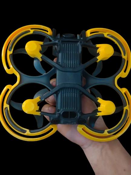 DJI Avata 2 Raised Landing Gear | 1cm Protective Drone Feet | Lightweight Bottom Protection | Precision Drone Accessory for Ground Clearance - BatCountryCraftsUSA