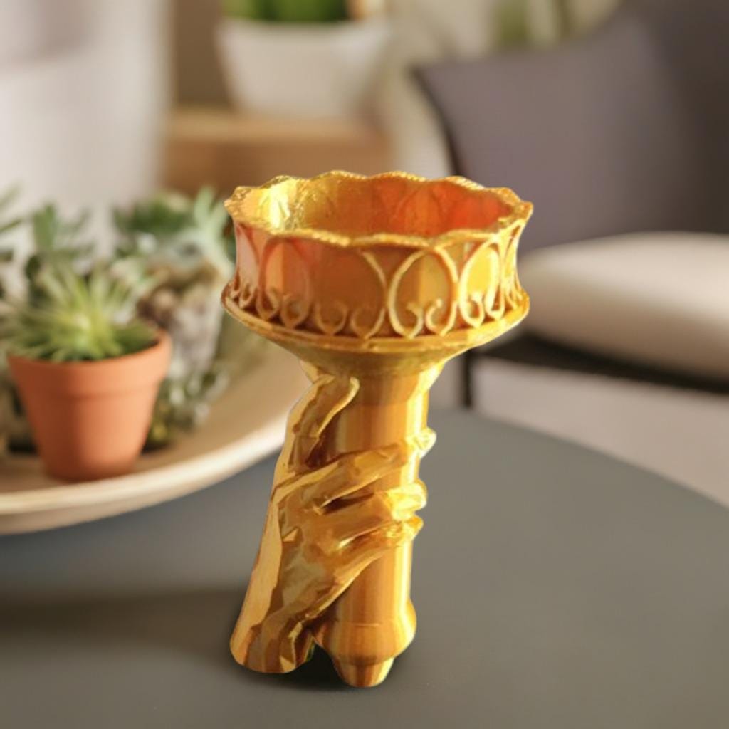 Liberty Torch Succulent Planter | Patriotic Plant Holder | Decorative Flower Pot | American Decor | USA Themed Planter - BatCountryCraftsUSA