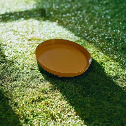 Plant Pot Saucer | Water Collection Tray | Decorative Drip Plate | Indoor Plant Base | 114mm Garden Dish - BatCountryCraftsUSA