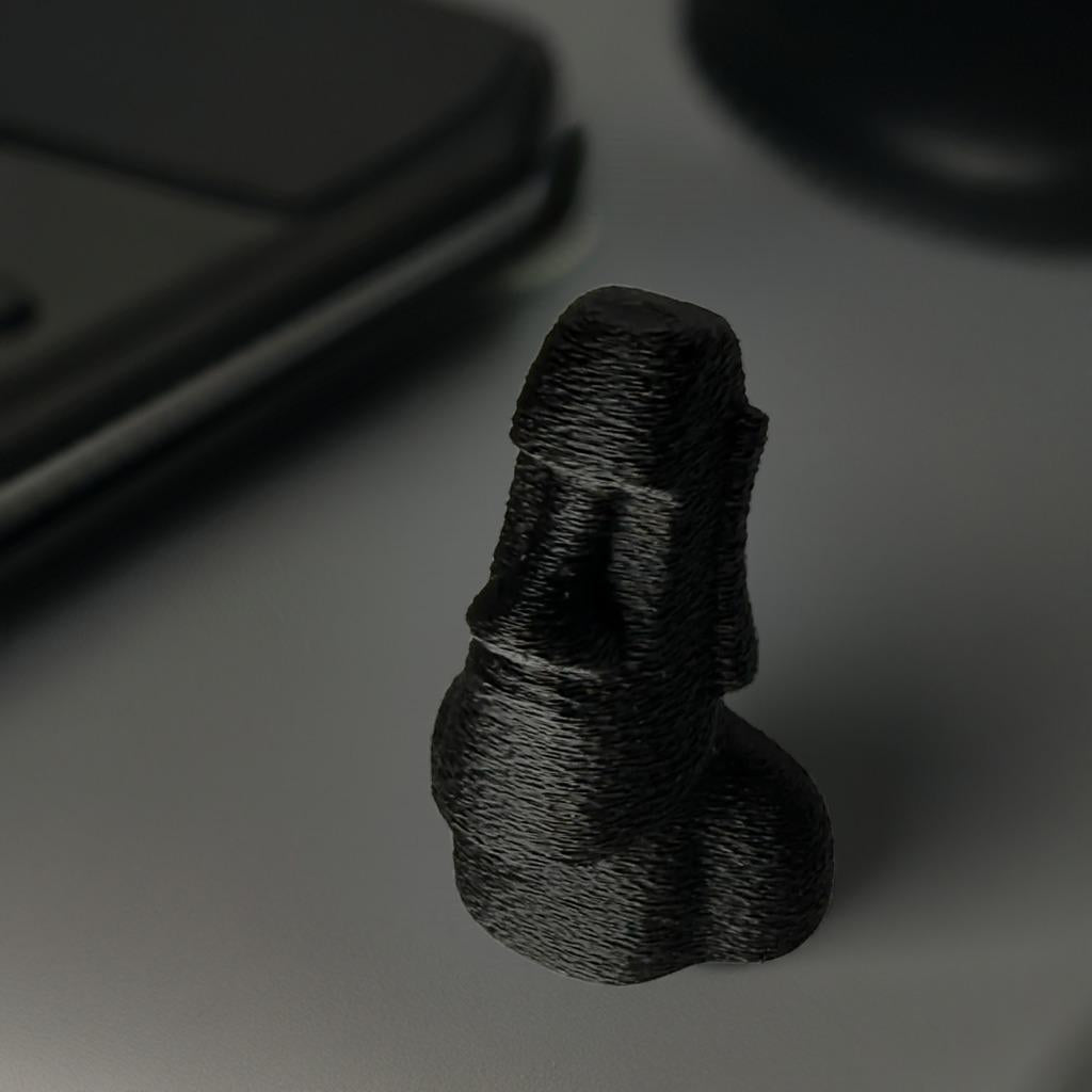 Moai Statue Figurine | Easter Island Replica | Ancient Monument Miniature | Archaeological Decor | Desktop Ornament - BatCountryCraftsUSA