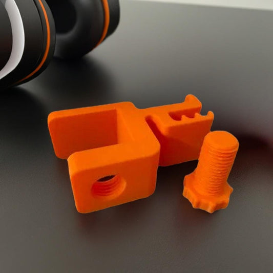 Under Desk Headphone Mount | Gaming Headset Holder | Cable Management Hook | Space Saving Desk Clamp | Headphone Storage - BatCountryCraftsUSA