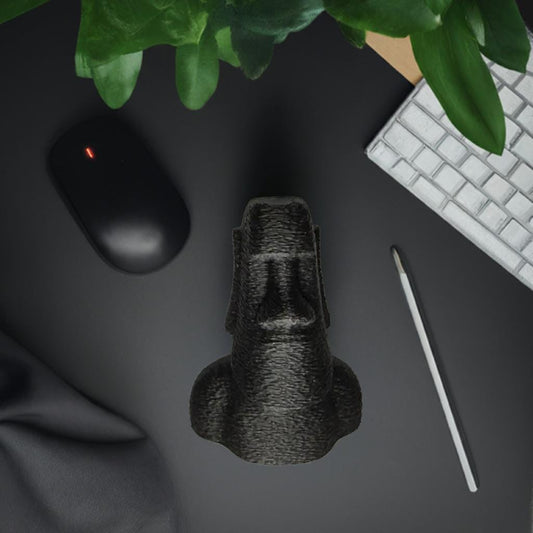 Moai Statue Figurine | Easter Island Replica | Ancient Monument Miniature | Archaeological Decor | Desktop Ornament - BatCountryCraftsUSA