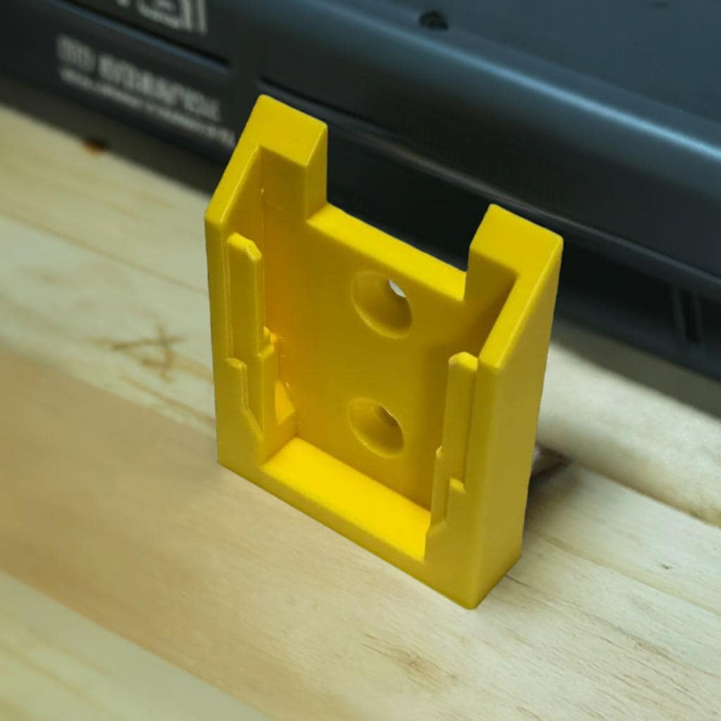 DeWalt 20V Battery Wall Mount | Non-Latching Battery Holder | Tool Organization | Workshop Storage | Battery Rack | DeWalt Accessory - BatCountryCraftsUSA