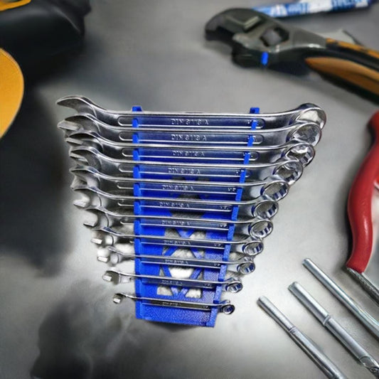 Craftsman Wrench Organizer | Tool Box Organizer | Mechanic Tool Holder | Wrench Storage Rack | Garage Organization | Workshop Tool Organizer - BatCountryCraftsUSA