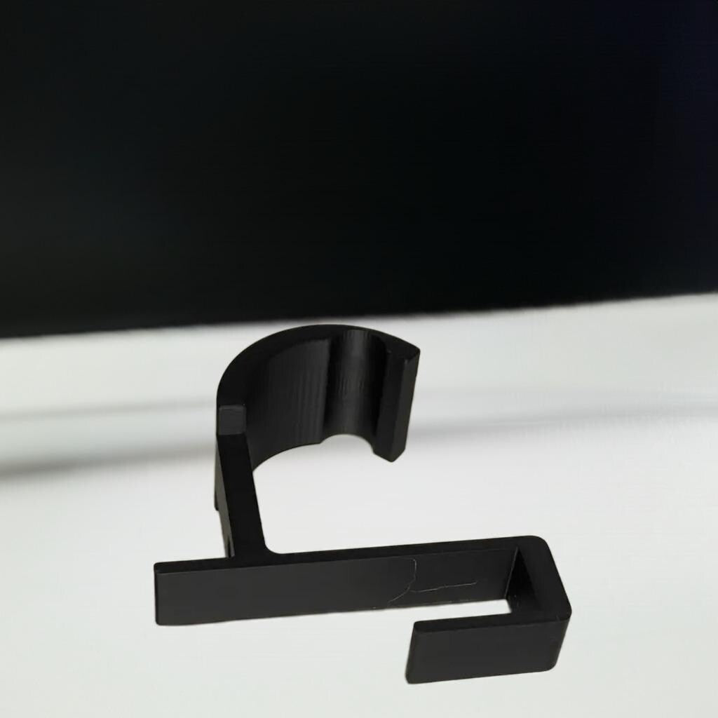 Under Desk Controller Holder | Gaming Headphone Stand | Desk Clip Organizer | Cable Management | Gaming Accessory - BatCountryCraftsUSA