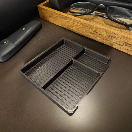 Modern Key and Sunglasses Tray | Entryway Organizer | Desktop Catchall | Minimalist Storage Solution | EDC Valet Tray - BatCountryCraftsUSA