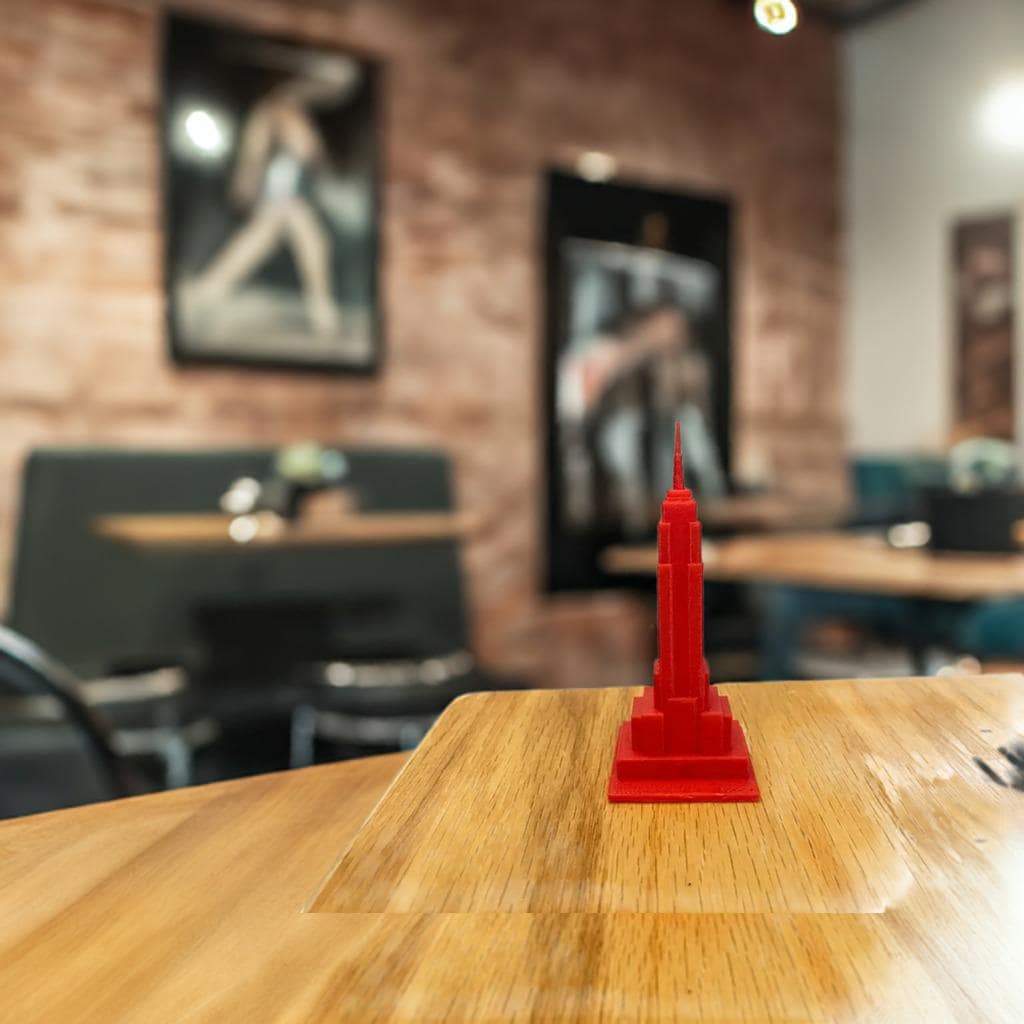 Empire State Building Miniature Model | New York Landmark Replica | Art Deco Skyscraper | Desktop Decoration | NYC Architectural Model | - BatCountryCraftsUSA