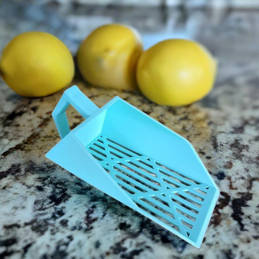 Pet Litter Scooper with Ergonomic Handle | Cat Litter Scoop with Tighter Grid | Pet Waste Cleaner Durable Kitty Litter Tool -Enhanced Design - BatCountryCraftsUSA