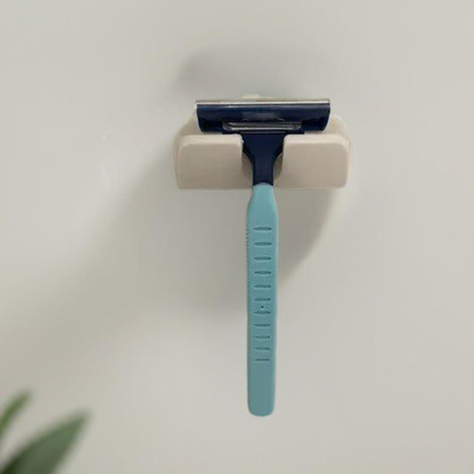Wall Mount Razor Holder | Bathroom Shaving Organizer | Double Razor Stand | 3D Printed Shower Accessory - BatCountryCraftsUSA
