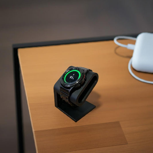 Galaxy Watch Charging Stand | Watch Display Dock | Smartwatch Holder | 34mm Charger Compatible | Bedside Night Stand | 3D Printed - BatCountryCraftsUSA