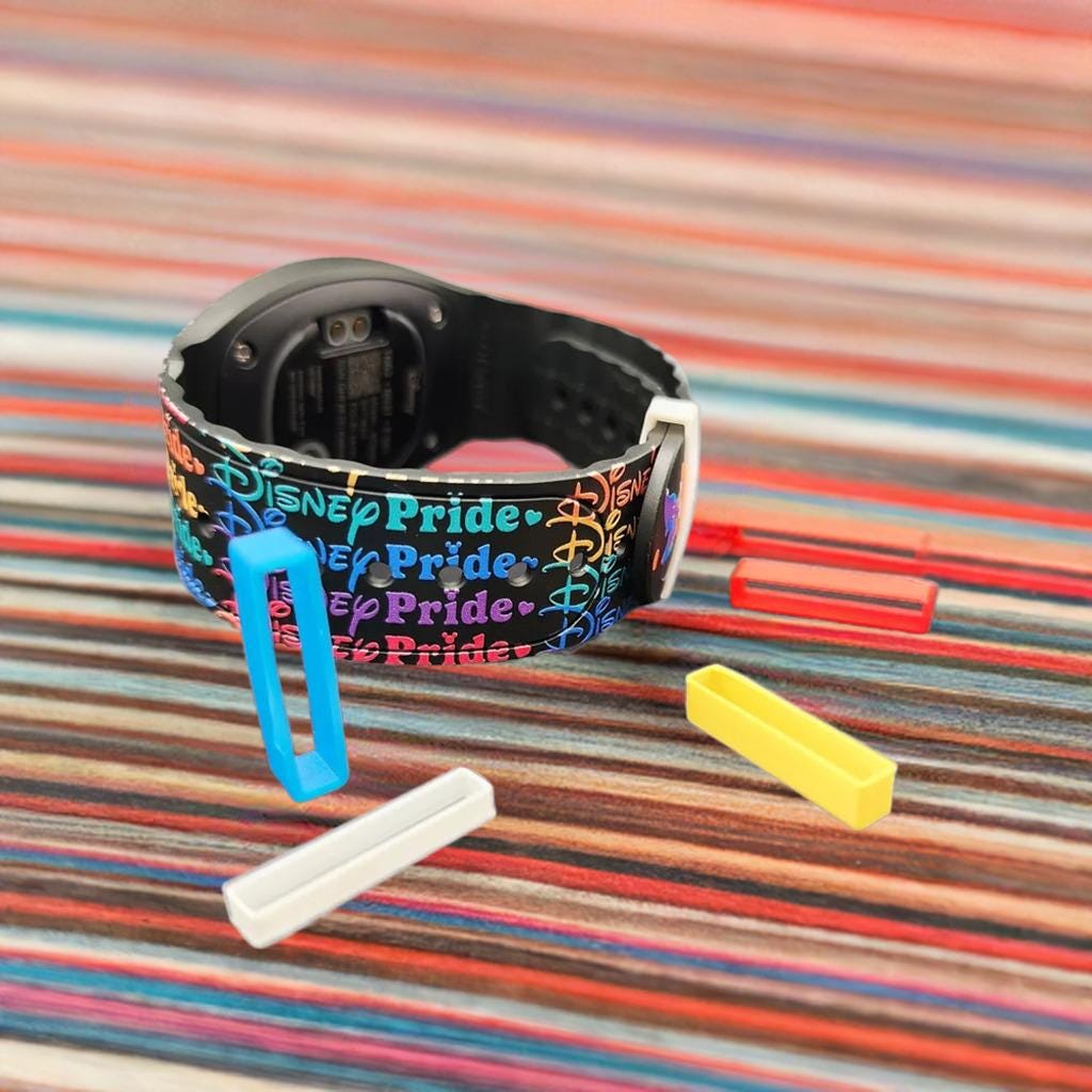Universal Replacement Watch Band Loop Keeper | Strap Retainer Safety Ring for 22mm Bands | Colorful Silicone Style Watch Strap Loop Fix - BatCountryCraftsUSA